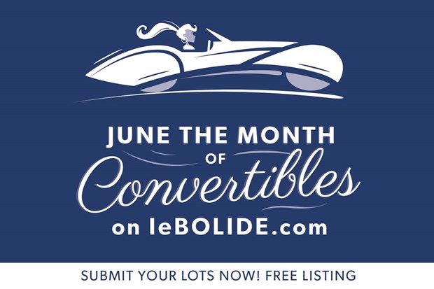 Juni, de maand van de cabriolet op leBolide.com