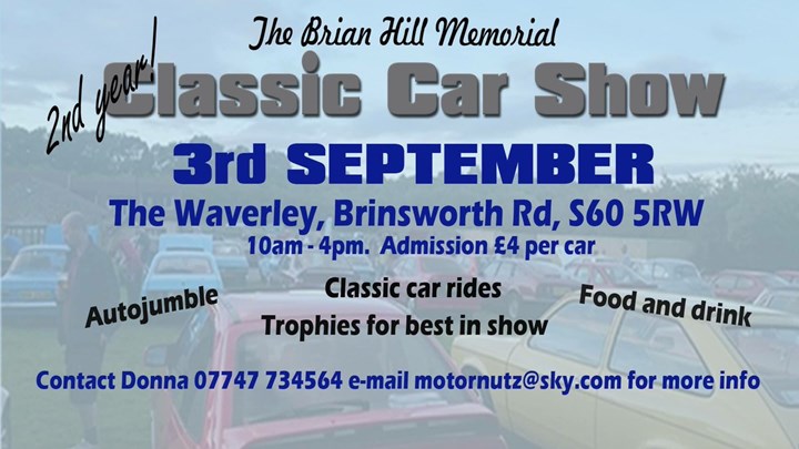 Brian Hill Memorial, Classic Car Show and Autojumble