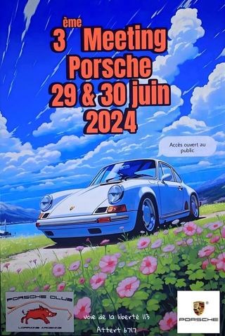 3è meeting Porsche Attert 29/30 juin 2024