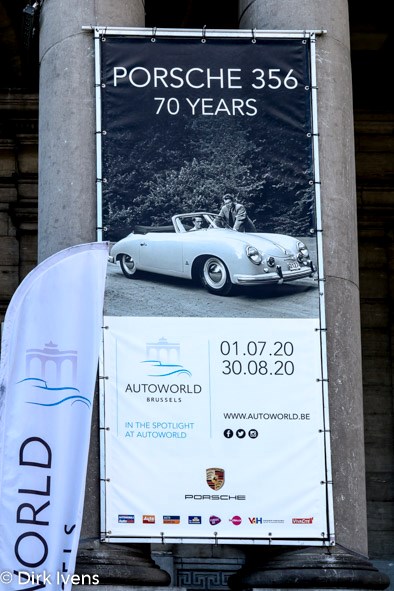 70 jaar Porsche 356 bijeenkomst aan Autoworld Brussel