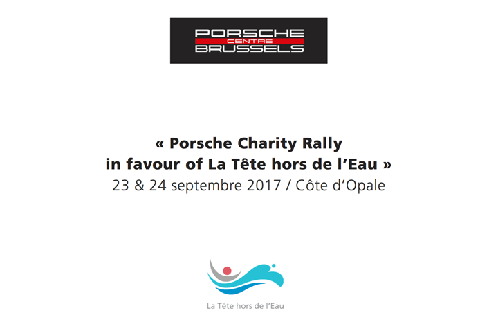 Porsche Charity Rally in favor of La Tête Hors de l'Eau