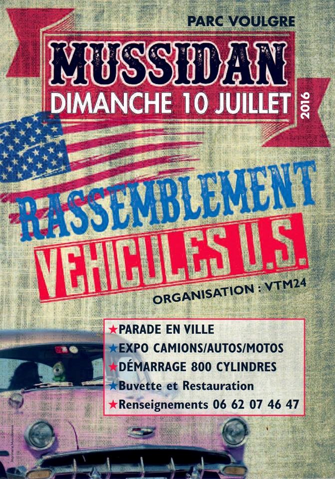 800 Cylindres.Rassemblement véhicules U.S.