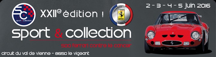 22e Edition Sport et Collection 500 Ferrari contre le Cancer