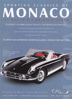 FRANCE - RM Auctions : Sporting Classics Of Monaco