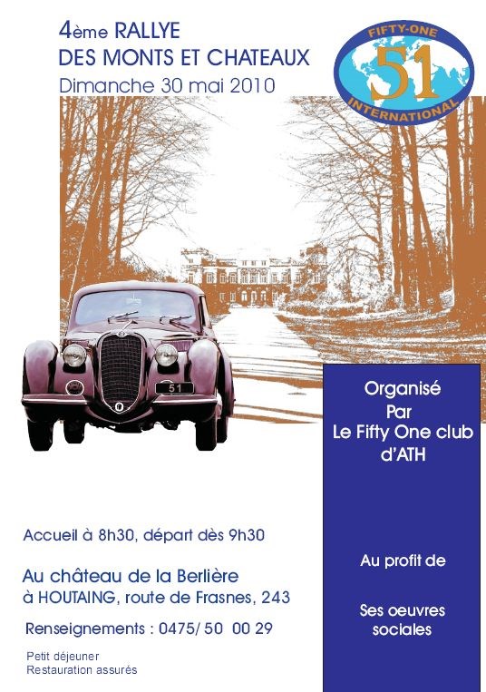 fifty-one du club d'Ath - 4e Rallye Balade