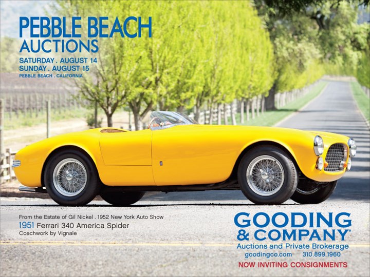 Pebble Beach Auctions presented by Gooding & Company