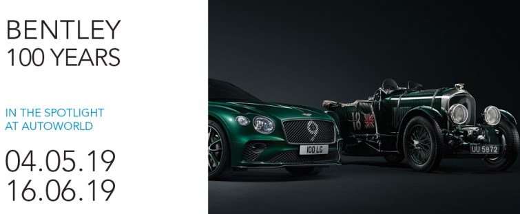 Les 100 ans de Bentley à Autoworld