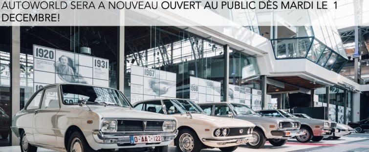 Autoworld réouvre ses portes au public le 1 décembre...
