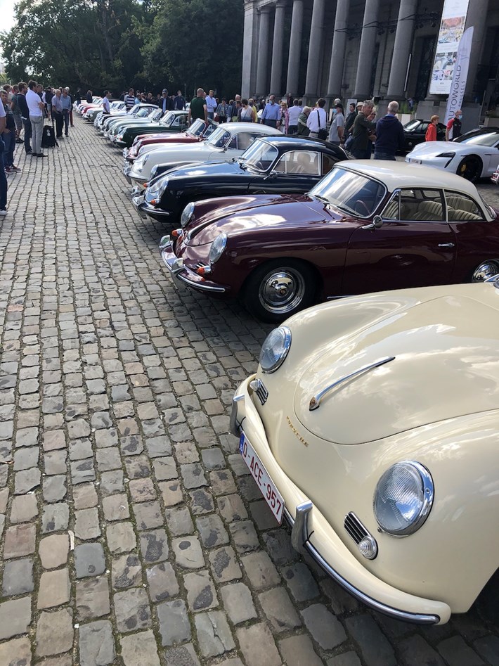 Porsche 356 gathering in Brussels