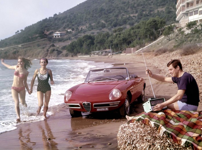 Alfa Romeo Spider, belichaming van la dolce vita.