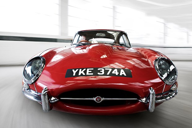 Jaguar E Type, the epitomy of Pace, Space and Grace