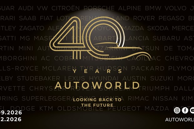 Autoworld viert zijn 40ste verjaardag met een uitgebreid najaarsprogramma