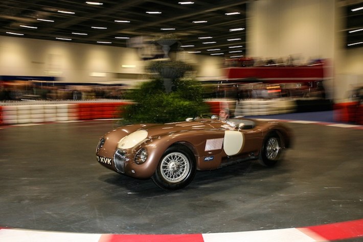 Jaguar C-type on The Grand Avenue