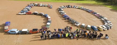 Mini 50th Anniversaire Longbridge birthday 2009
