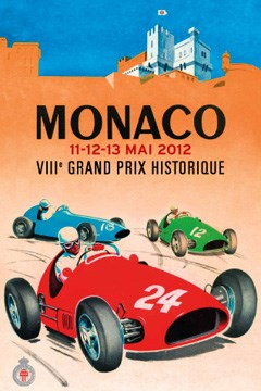 affiche gp monaco 2012