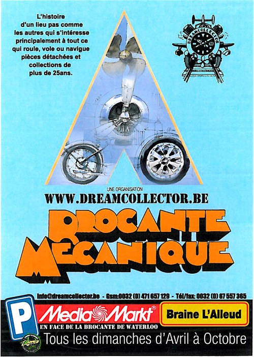 Braine l Alleud Belgique Brocante Mécanique