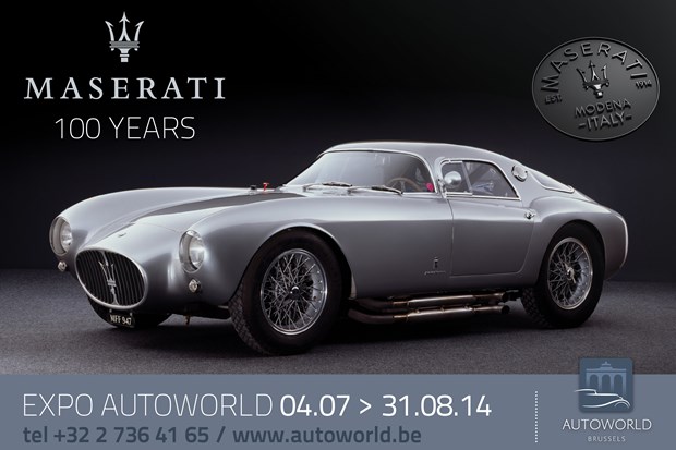 Exposition Autoworld - Maserati 100 years