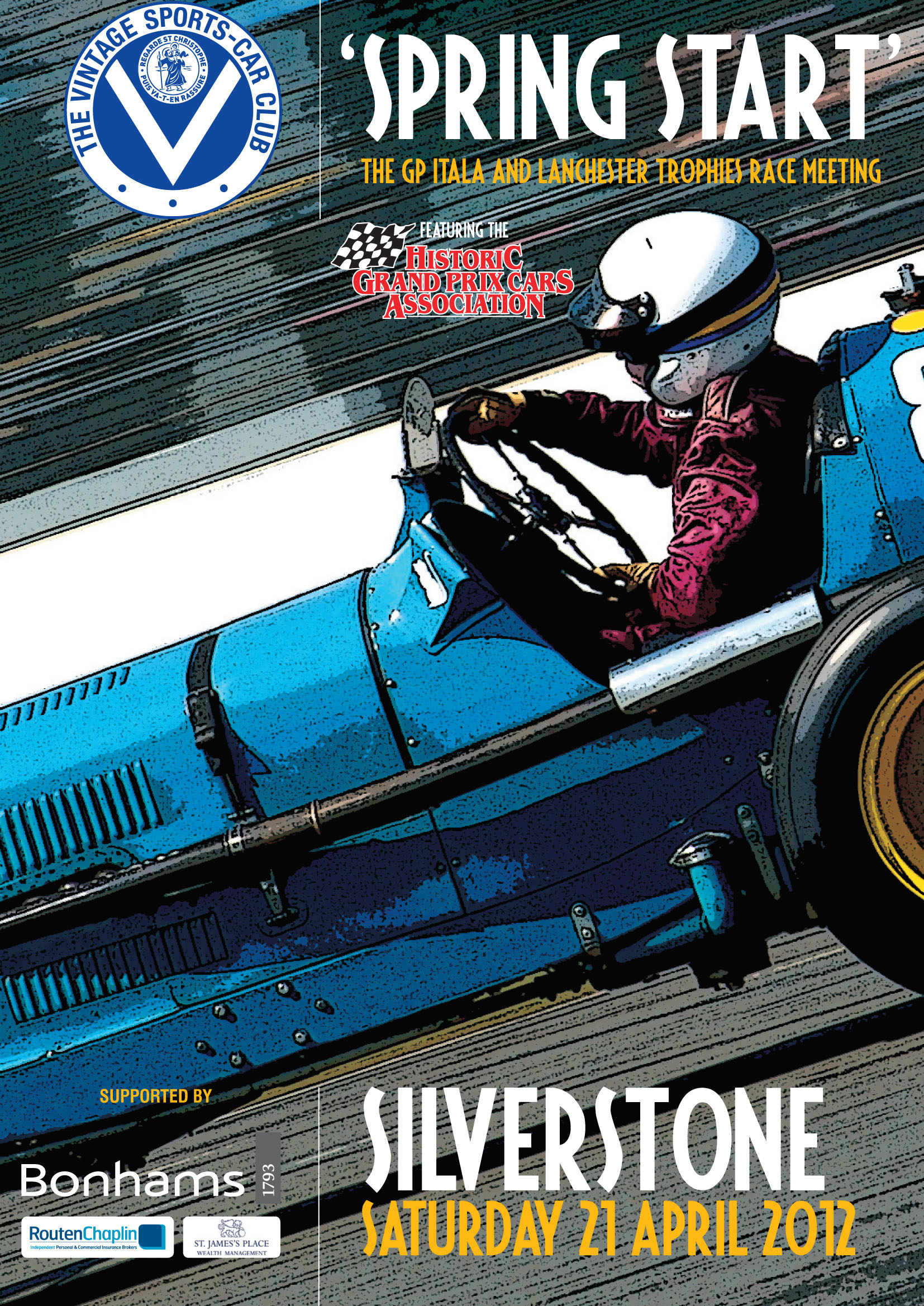 VSCC SPRING SPART AFFICHE 2012