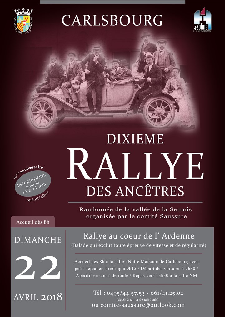 10ième  Rallye de la Semois avec voitures ancêtres - Carlsbourg
