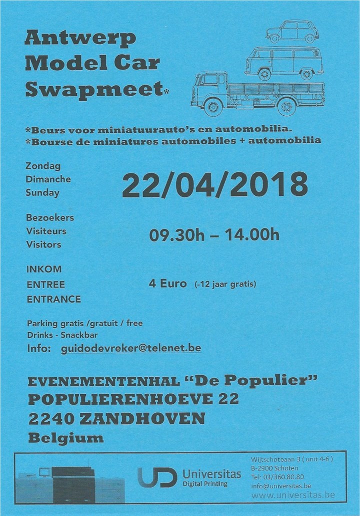 Antwerp Model Car Swapmeet (Zandhoven)