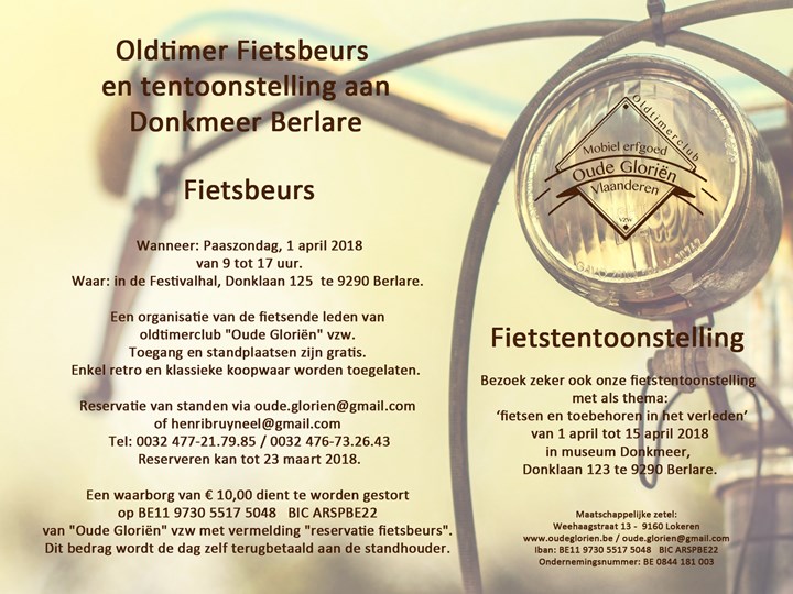 Oldtimer Bike Fair and Exhibition (Old Glories) (Berlare)