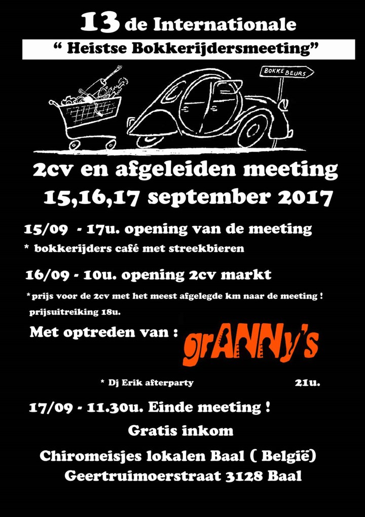 2CV and A-type meeting Heistse Bokkerijders (Baal)