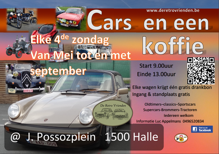 Cars en een koffie De Retro Vrienden Halle (2)