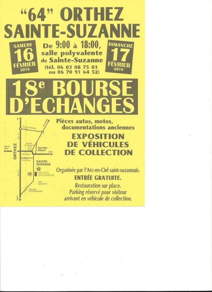 Bourse d'échanges pièces auto moto