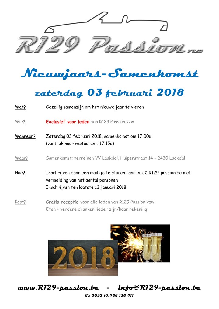 R129 Passion vzw - New Year's meeting (Laakdal)