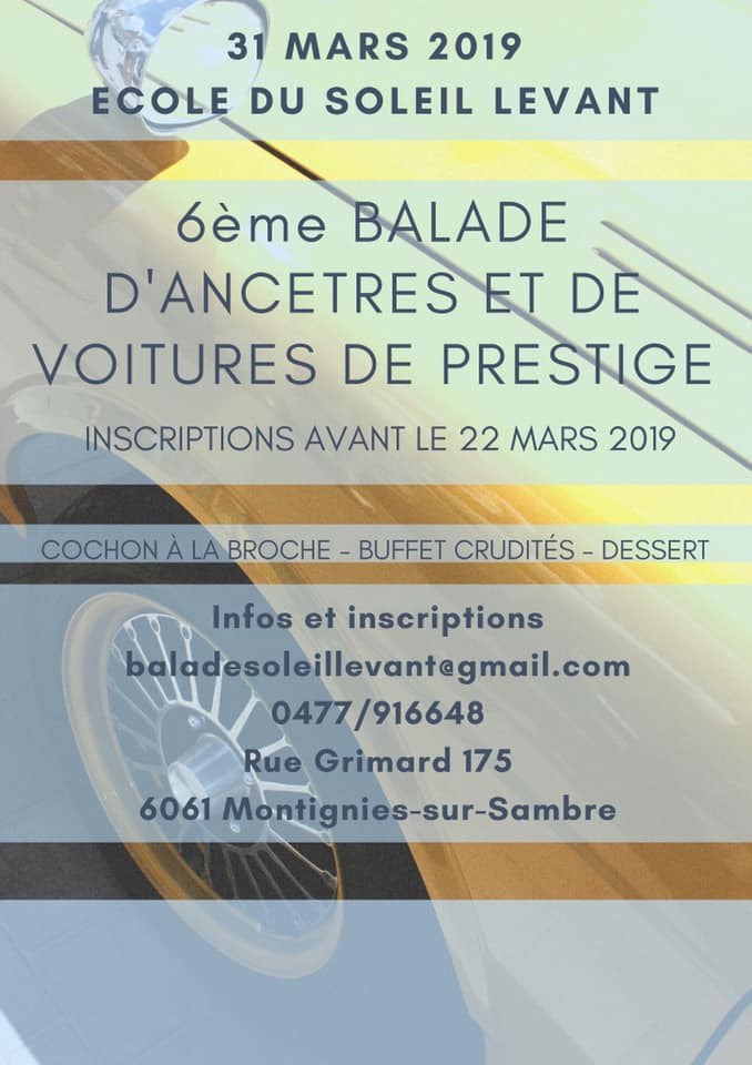 6e Balade d’Ancêtres et de voitures de prestige