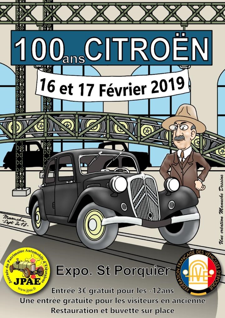 100 ans de Citroen l'expo