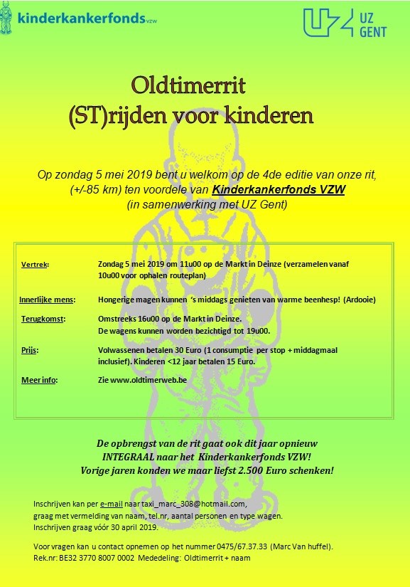 Oldtimerrit (ST) rijden voor Kinderen