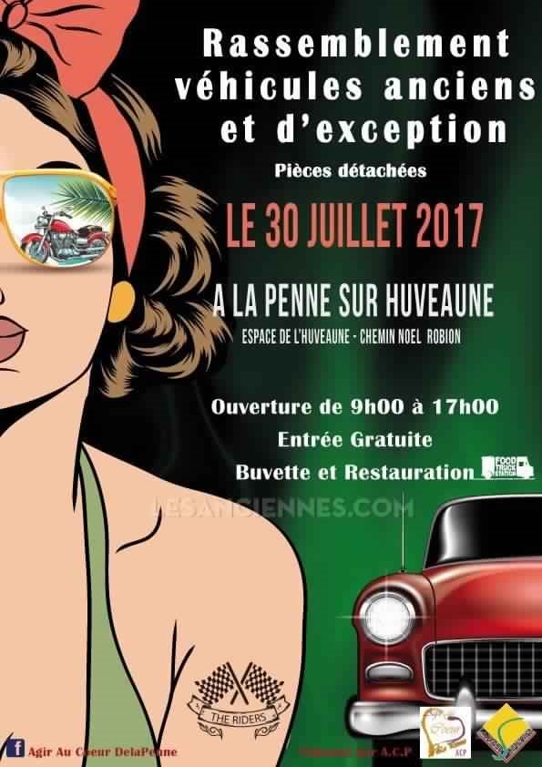 Rassemblement véhicules anciens et d'exception