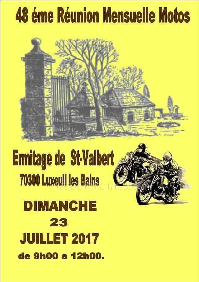 RDV Mensuel Moto a St-Valbert