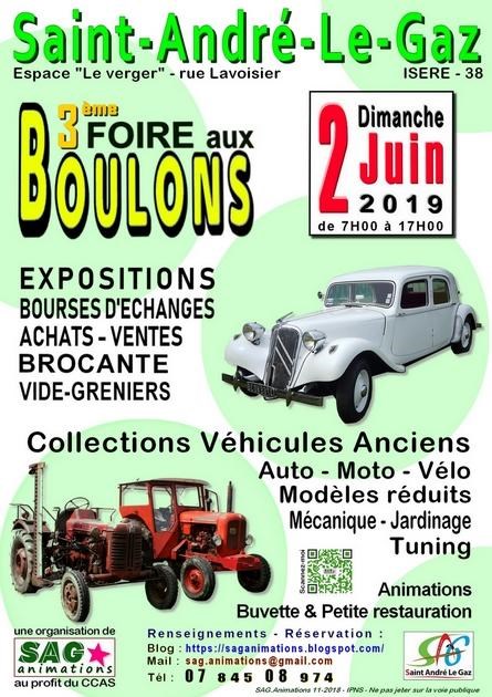 3ème foire aux boulons de Saint André Le Gaz