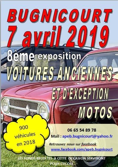 Exposition de Voitures, Motos Anciennes et d'Exception 2018 à Bugnicourt (8ème)