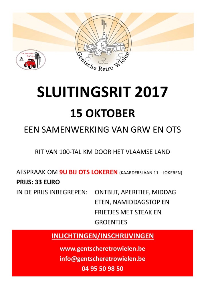 Closing Gentsche Retro wheels (Lokeren)