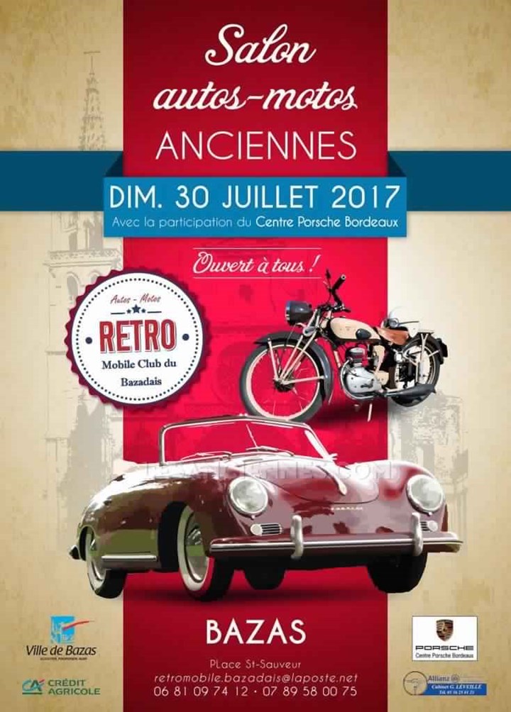 Salon Autos Motos Tracteurs anciens à Bazas