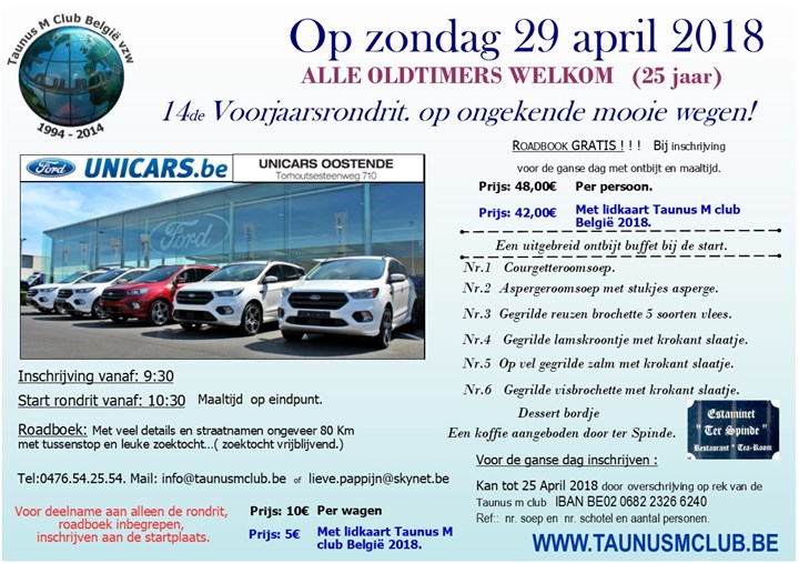 14th Spring Tour Taunus M club (Ostend)