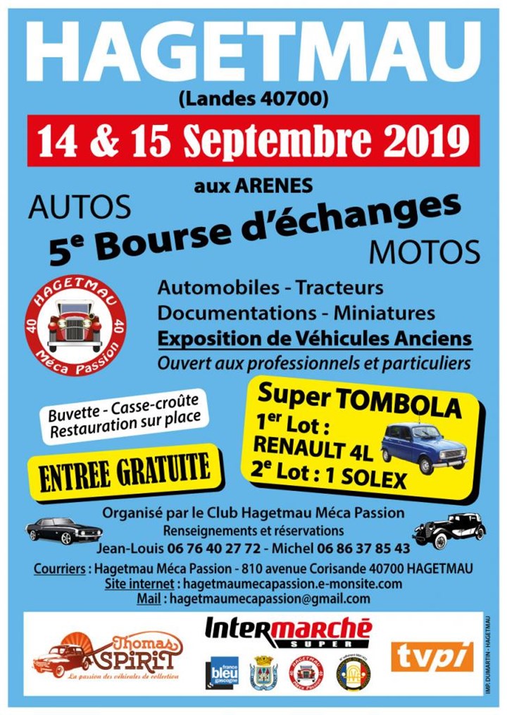5éme Bourse D'échanges Autos Motos Tracteurs