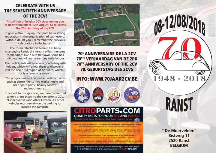 70th Birthday of the 2hp
