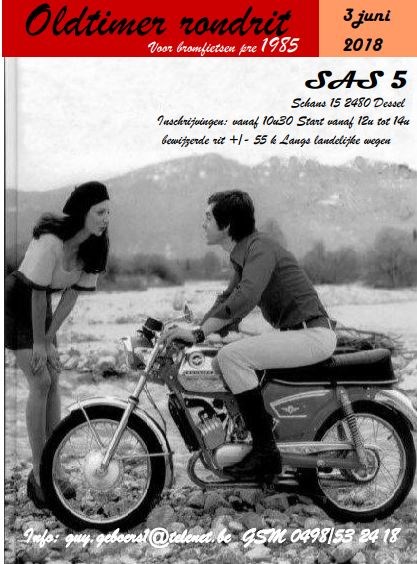 Oldtimer tour for mopeds pré 1985