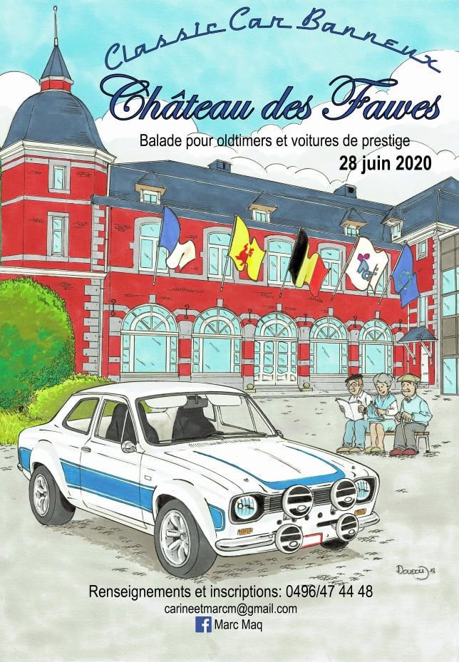 6ème Balade Classic Car Banneux Château des Fawes