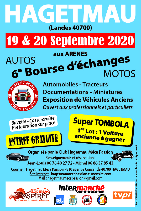 6ème bourse d'écahges autos, motos, tracteurs