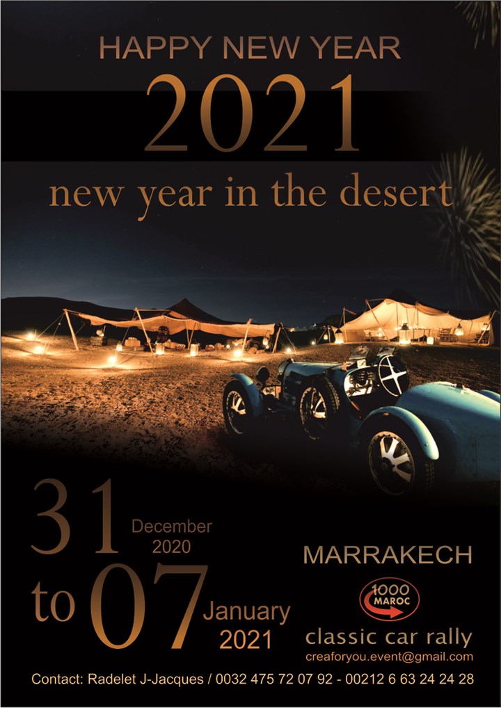 The Mille Maroc Classic Rally Happy New Year 2021