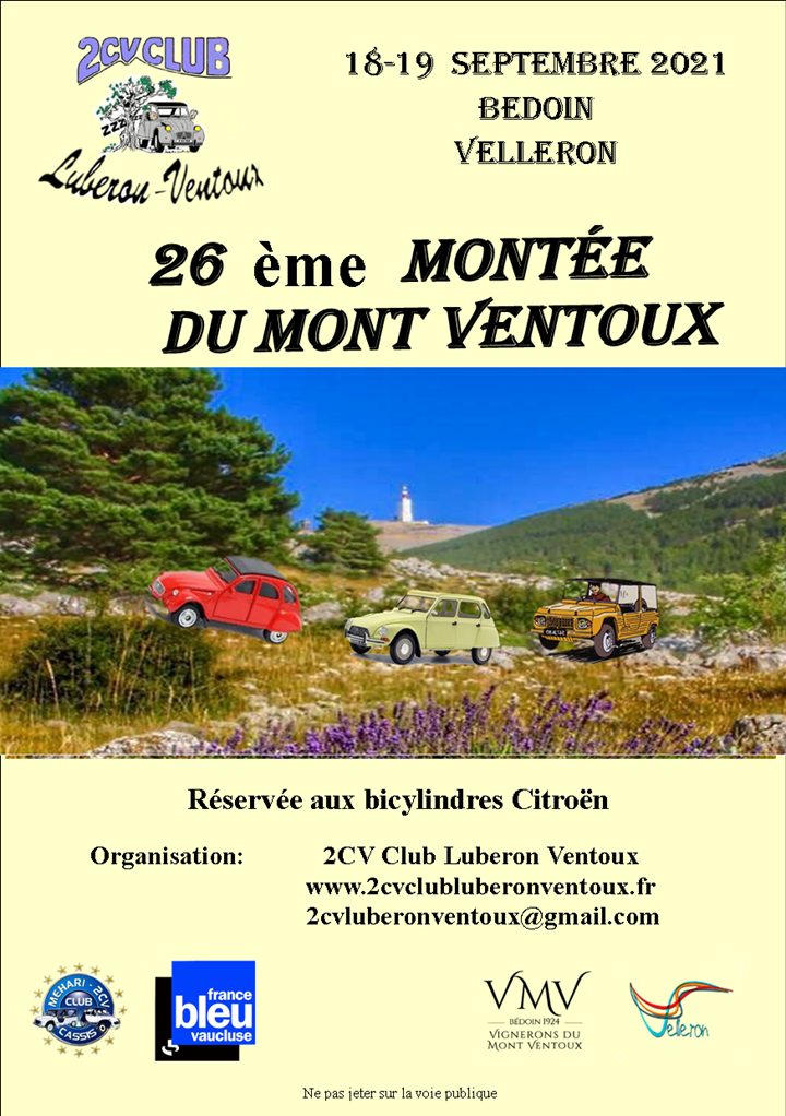 Montée du Mt Ventoux