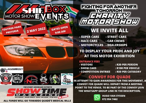 Fighting for another tomorrow Charity Motor Show