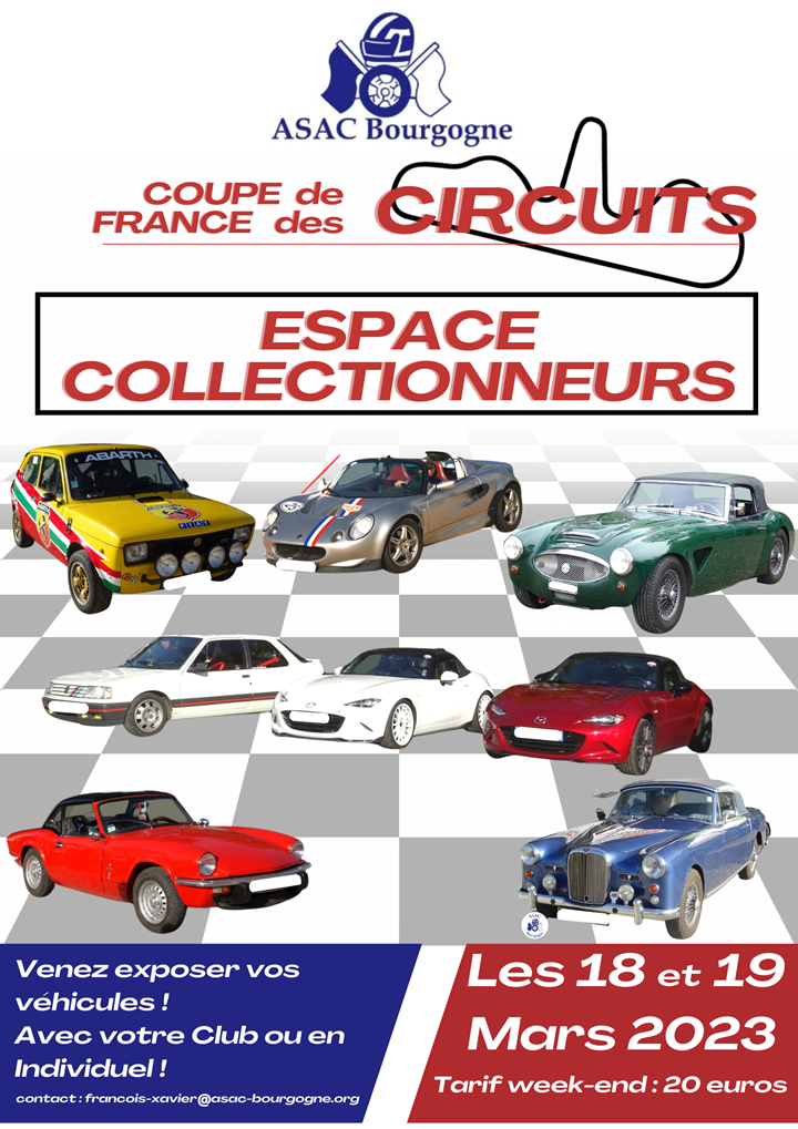 ESPACE COLLECTIONNEURS - Coupe de France des Circuits Dijon-Prenois