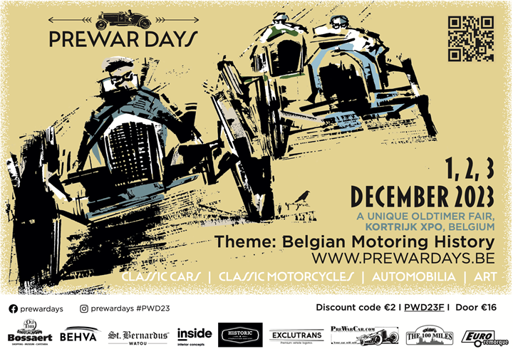 Prewar Days 2023 - Oldtimerbeurs Kortrijk Xpo