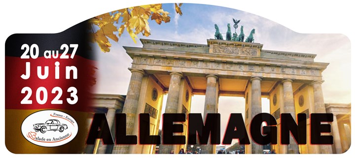Rallye touristique en Allemagne
